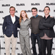 Aaron Sorkin, Jessica Chastain, Brian d’Arcy James and Jeremy Strong at a screening of Molly’s Game